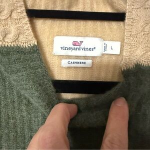 Women’s Vineyard Vines Cashmere Color Block Sweater